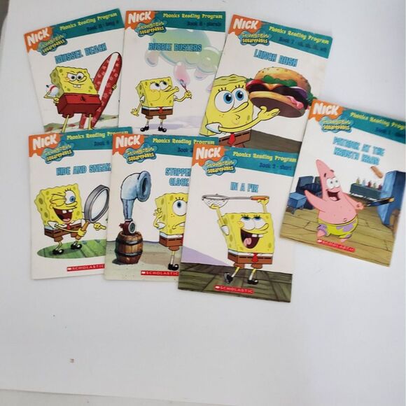 Sponge Bob Phonics  Reading Program Books - Picture 1 of 2